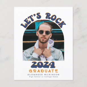 BUDGET 2023 Retro Groovy Script GRAD Announcement Flyer