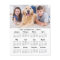 Budget 2026 Custom Photo 12 Month Calendar Card