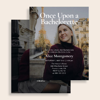 Budget 2 Photo Book Bachelorette Party Flyer