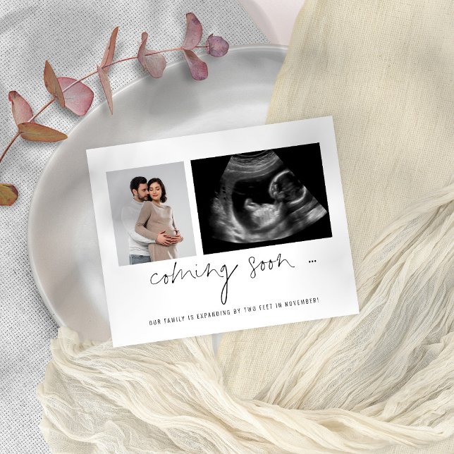 Budget 2 Photo Coming Soon Pregnancy Announcement  (Creator Uploaded)