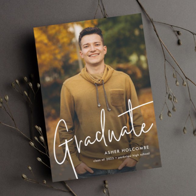 Budget 2 Photo Graduation Announcement (Creator Uploaded)