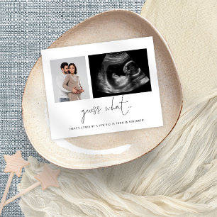 Budget 2 Photos Guess What Pregnancy Announcement