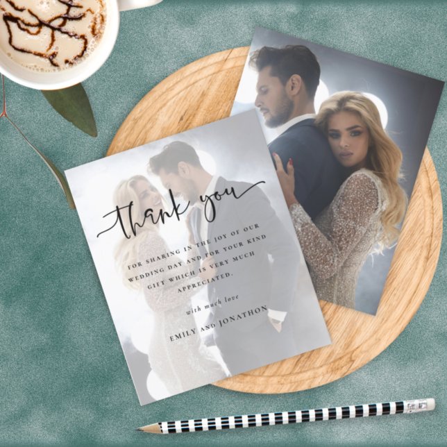 Budget 2 Photos Overlay Wedding Thank You (Creator Uploaded)