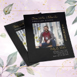 Budget 30th Birthday Black Invitation Flyer<br><div class="desc">Celebrate the 30th milestone in style with this budget friendly black and gold invitation flyer. The classic black cover features a gold pattern, perfect for a sophisticated and stylish 30th birthday party. The flyer is easy to customise with your party information and includes plenty of room to add a special...</div>