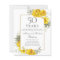 Budget 50th Anniversary Yellow Floral Invitation