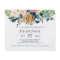 Budget 70th floral birthday party Invitation Flyer