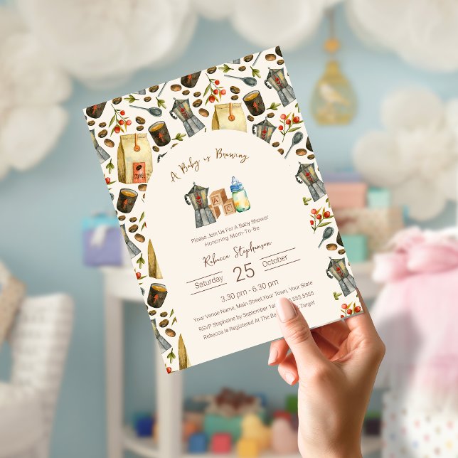 Budget A Baby is Brewing Coffee  Baby Shower  (Creator Uploaded)