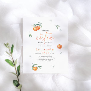 Budget A Little Cutie Orange Citrus Baby Shower