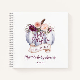 budget A little pumpkin fall baby shower party  Notebook
