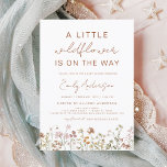 Budget A Little Wildflower Baby Shower Invitation Flyer<br><div class="desc">Celebrate the arrival of a new bundle of joy with a beautiful a little wildflower on the way themed baby shower. Join us for an afternoon filled with love and happiness as we honour the soon-to-be parents. The invitation features a stunning terracotta background, accented by an array of vibrant wildflowers....</div>