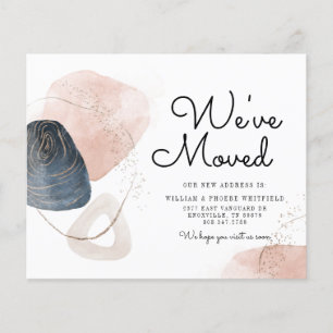 Budget Abstract New Address Moving Announcement
