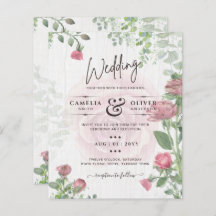 Budget All-in-1 Dusty Pink Roses Floral Wedding