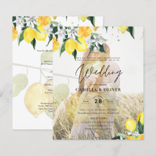 BUDGET All-in-1 PHOTO OVERLAY Lemons Wedding QR
