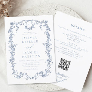 Budget All In One French QR Code Wedding