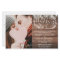 Budget All In One Rustic Photo Wedding Invite