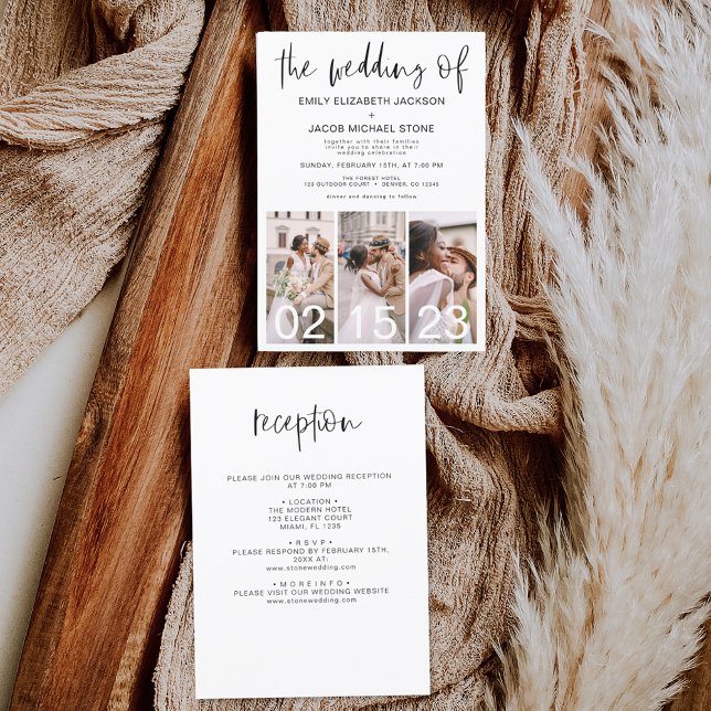 Budget All in One The Wedding of Minimalist Simple Flyer (Creator Uploaded)