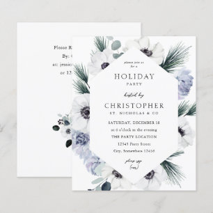 Budget Anemone Winter White Floral Holiday Party