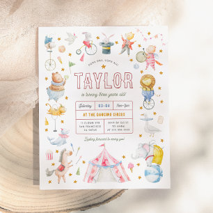 Budget Animal Circus Carnival Birthday Party