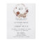 Budget Autumn Monogram Wedding Invitation