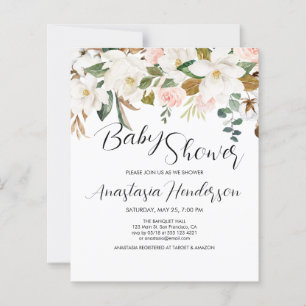 BUDGET Baby Shower Invitation.