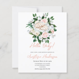 BUDGET Baby shower invitation