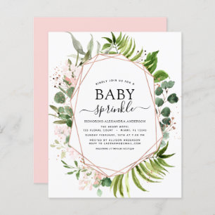Budget Baby Sprinkle Shower Eucalyptus Greenery