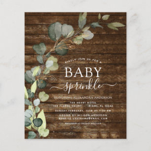 Budget Baby Sprinkle Shower Greenery