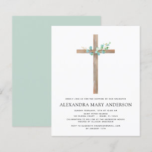 Budget Baptism Greenery Sage Eucalyptus