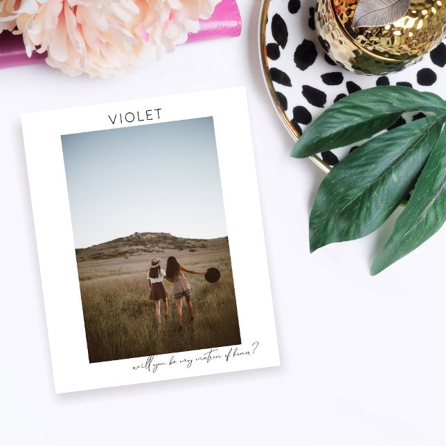 Budget Be My Matron of Honour Photo Proposal Scri  (Creator Uploaded)