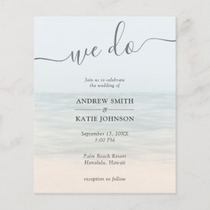 Budget Beach Front Vintage Hawaiian Wedding