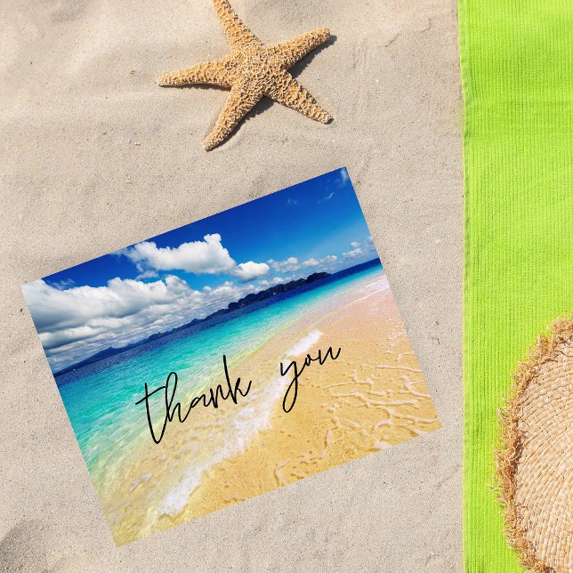 Budget Beach & Ocean Thank You Flyer (Creator Uploaded)