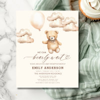 Budget Bearly Wait Beige Neutral Baby Shower