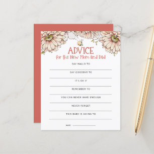 Budget Bee Advice Mum for Dad Baby Shower Game