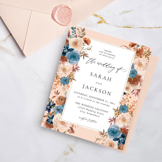 Budget Beige & Dusty Blue Floral Wedding S2 (Creator Uploaded)