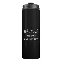 BUDGET Bestman Groomsman GIFTS Classic Black