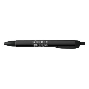 BUDGET Bestman Groomsmen Gifts Black White Ink Pen