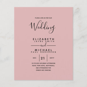 Budget Bilingual Spanish BODA English Wedding
