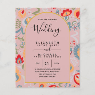 BUDGET Bilingual Spanish English Boda Wedding