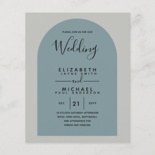 BUDGET Bilingual Spanish English Boda Wedding