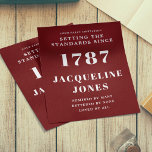 Budget Birthday Invitation Red White  Flyer<br><div class="desc">Celebrate your birthday in style with these custom budget birthday invitations. This bold design features a classic red and white colour scheme that will make your special day truly unforgettable. Invite all of your friends, family, and loved ones to join you in the festivities with these vibrant and stylish invitations....</div>