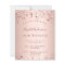 Budget birthday party rose gold stars sprinkle