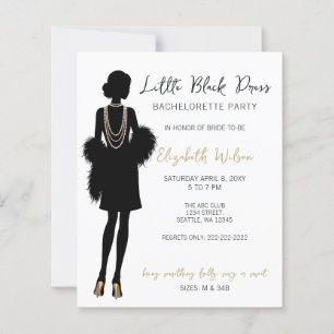 Budget Black Dress High Heels Bachelorette Party