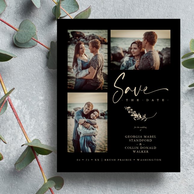 Budget Black Trendy Branches Wedding 3 Photos (Creator Uploaded)