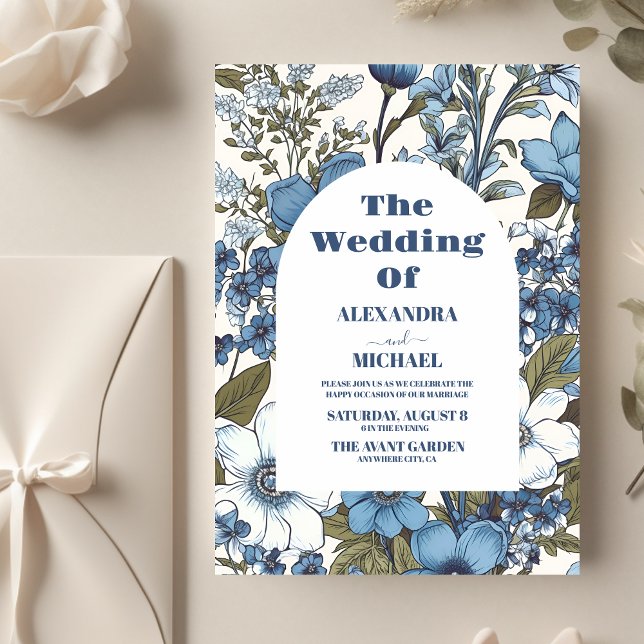 Budget Blue Periwinkle Wildflowers Wedding (Creator Uploaded)