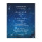 Budget Blue Starry Night Sky White Stars Wedding