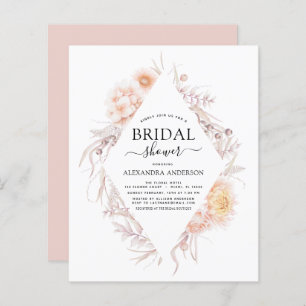 Budget Boho Chic Dusty Pink Desert Bridal Shower