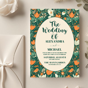 Budget Boho Chic Retro Colourful Floral Wedding