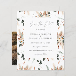 Budget Boho Copper & Beige & Photo Floral Wedding
