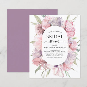 Budget Boho Dusty Pink Purple Bridal Shower