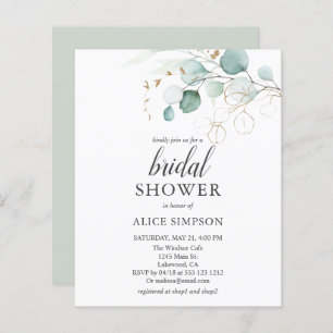 Budget Boho Eucalyptus Leaves Bridal Shower